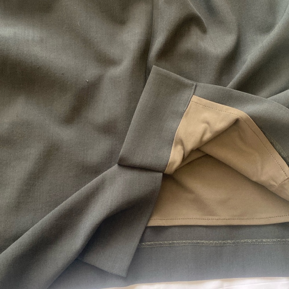 MM LAFLEUR Noho Lined Pencil Skirt in Dark Pine Green Size +3 - Picture 7 of 7